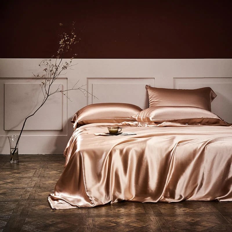Ortekor Luxurious Silk Bedding Set | Duvet Covers for Skin & Hair Care