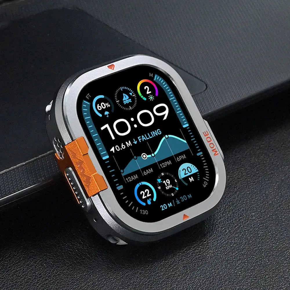 Rugged Metal Bumper Case for Apple Watch Ultra & Series 11/10 – Precision-Fit Display Guard