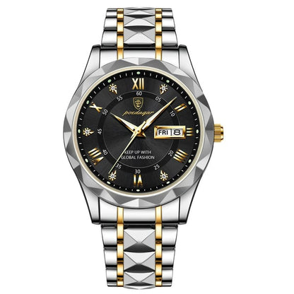 Luxury Men's Waterproof Watch with Luminous Functionality | Stylish Timepiece for Everyday Use