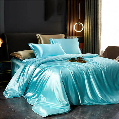 SereniSoft | Silk Bedding Set with Silky Smooth Finish | Soft, Breathable & Elegant Comfort for Everyday Sleep
