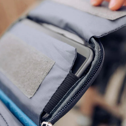 Handlebar Bike Bag with Clear Touch Window – Waterproof Phone Pouch for Cycling, Navigation & Essentials Storage