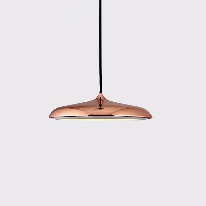 LED Hanging Fixture Acrylic Disc 16 Inch 24W for Kitchen Island Dining Room Table Adjustable Cord Modern Overhead Lighting Warm Glow 3000K