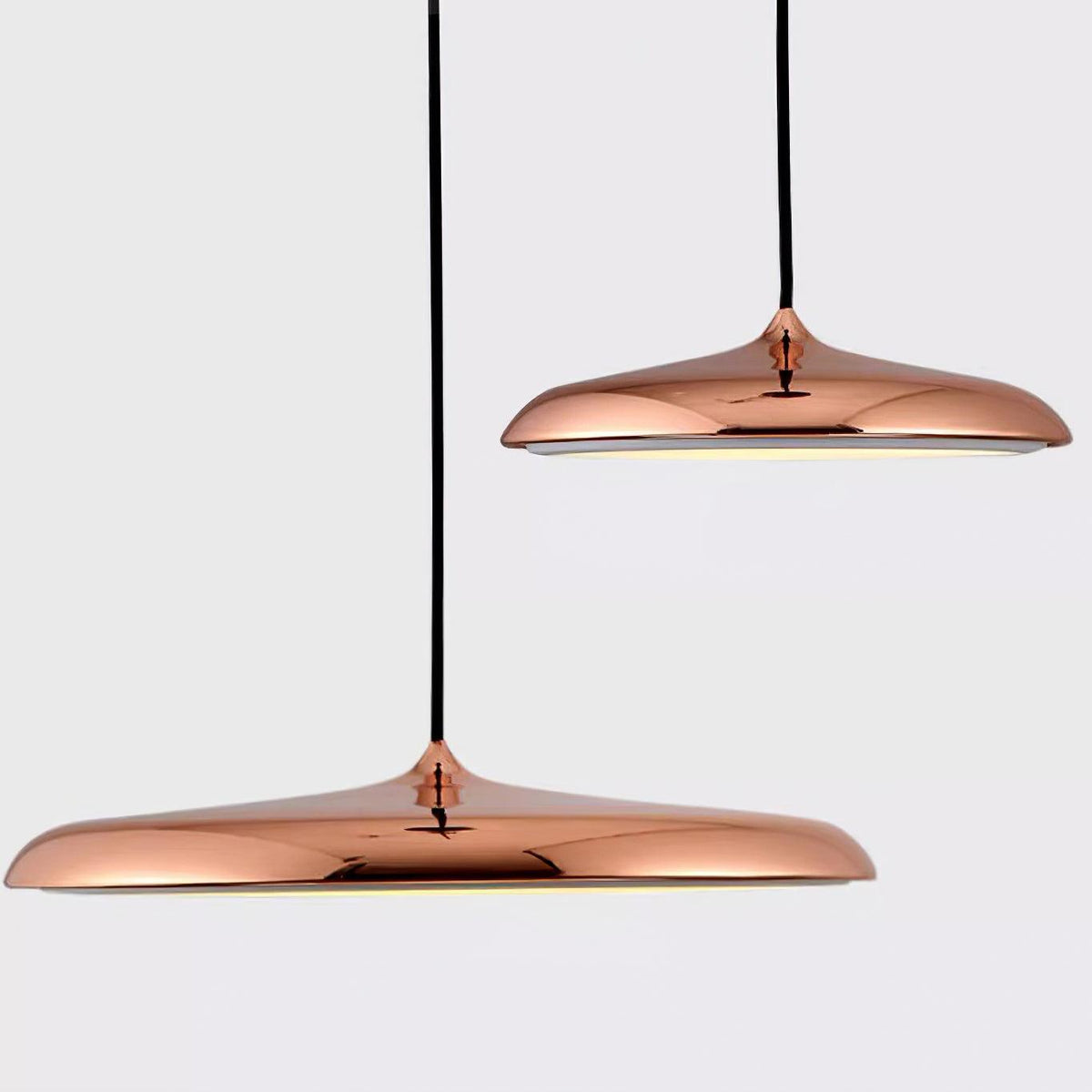 Modern Metal Dome Pendant Light with Adjustable Cord – Soft Pastel Finish for Kitchen & Living Room