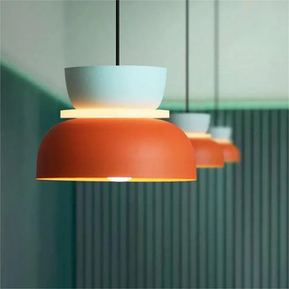 Multi-Layer Acrylic Ceiling Fixture E27 Socket 11.4 Inch Diameter Nordic Style Over Island Counter Breakfast Nook Entryway Suspended Lamp fo