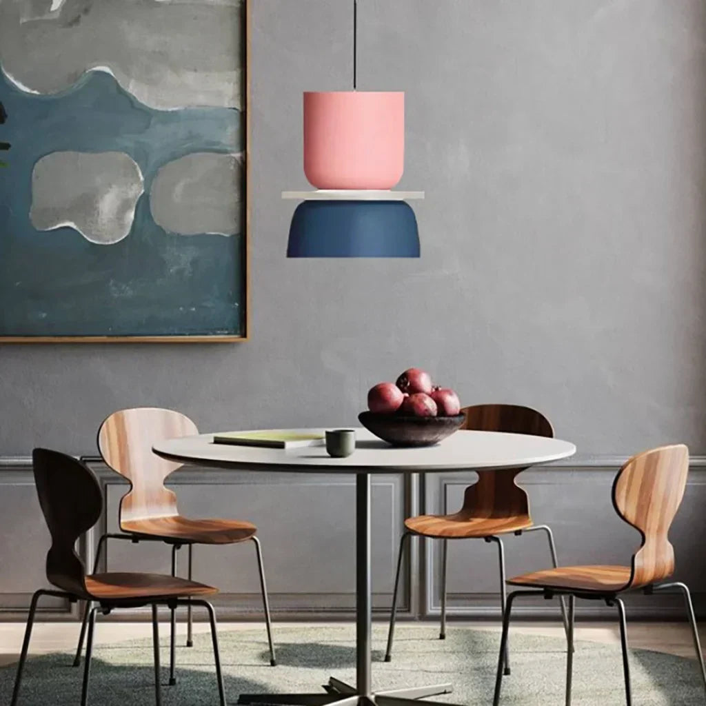 Acrylic Overhead Light Fixture 11 in Bowl Shade for Kitchen Table Workspace Kids Room Modern Nordic Hanging Lamp E27 Socket