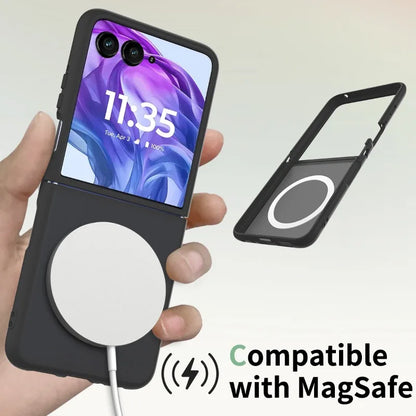 Magnetic Snap-On Hard Shell Case for Motorola Razr Flip Phones – Anti-Fingerprint Matte Finish, Precise Cutouts, Full Protection for