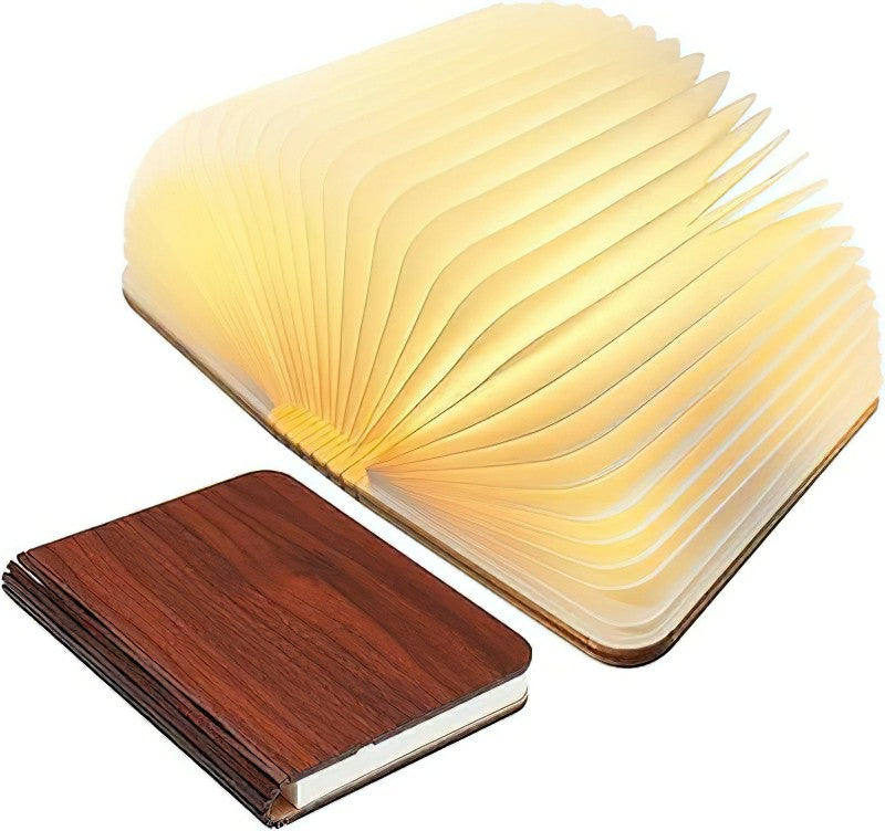 Bedside Reading Lamp with USB Charging Natural Wood Frame Touch Sensor Warm LED Light for Nightstand Bedroom Study Desk Portable Cordless Re