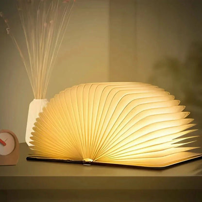 Bedside Reading Lamp with USB Charging Natural Wood Frame Touch Sensor Warm LED Light for Nightstand Bedroom Study Desk Portable Cordless Re
