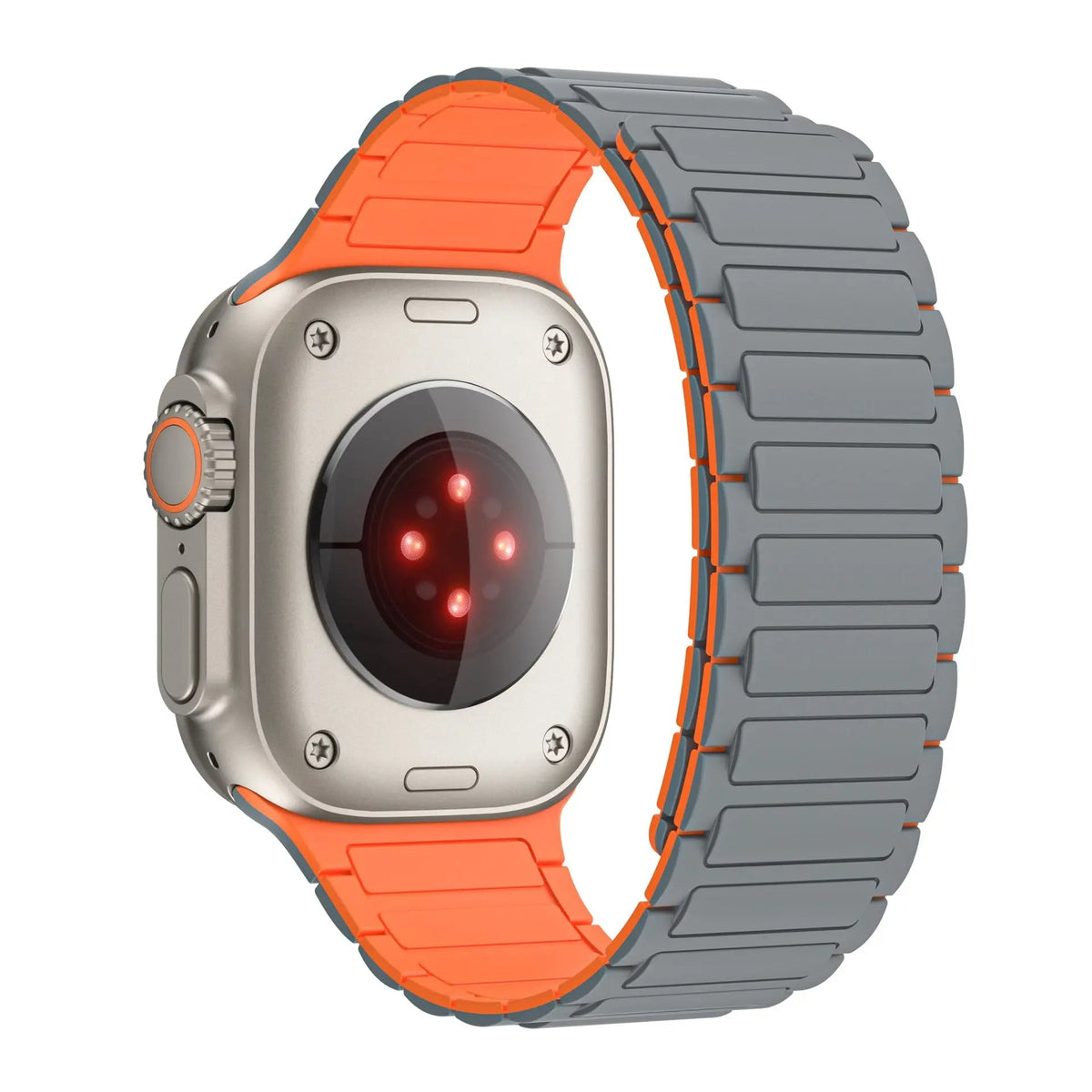 Stretchy Magnetic Sport Watch Strap with Quick-Adjust Fit for 38/40/41mm & 42/44/45/46/49mm Smartwatch Models