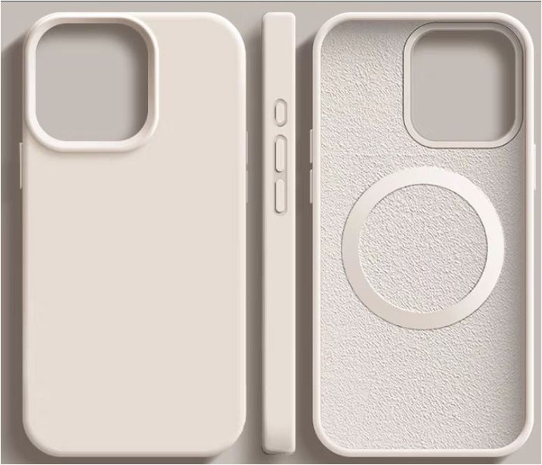 iPhone Cases with MagSafe, Liquid Silicone iPhone 16 Case, Slim Magnetic iPhone 15 Case for 14 Pro Max and 16 Plus
