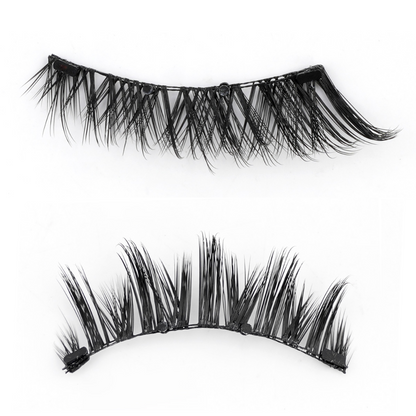 Reusable Magnetic Eyelash Set | Adhesive-Free | Hypoallergenic with Applicator