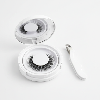 Reusable Magnetic Eyelash Set | Adhesive-Free | Hypoallergenic with Applicator