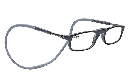 Snap-Connect Reading Glasses with Lanyard Cord | Adjustable Strength Lenses for Men & Women | Hands-Free Reader Eyewear