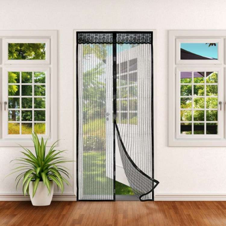 Ortekor Magnetic Screen Door | Tear-Resistant Mesh Door with Hands-Free Access | Perfect Fly Barrier for Summer Airflow