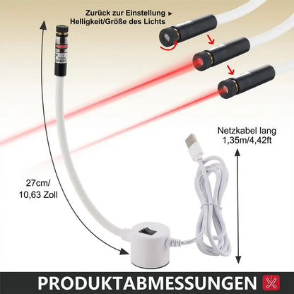 Laser Sewing Guide with Magnetic Mount for Straight Seams Quilting and Precision Stitching on Home Sewing Machines