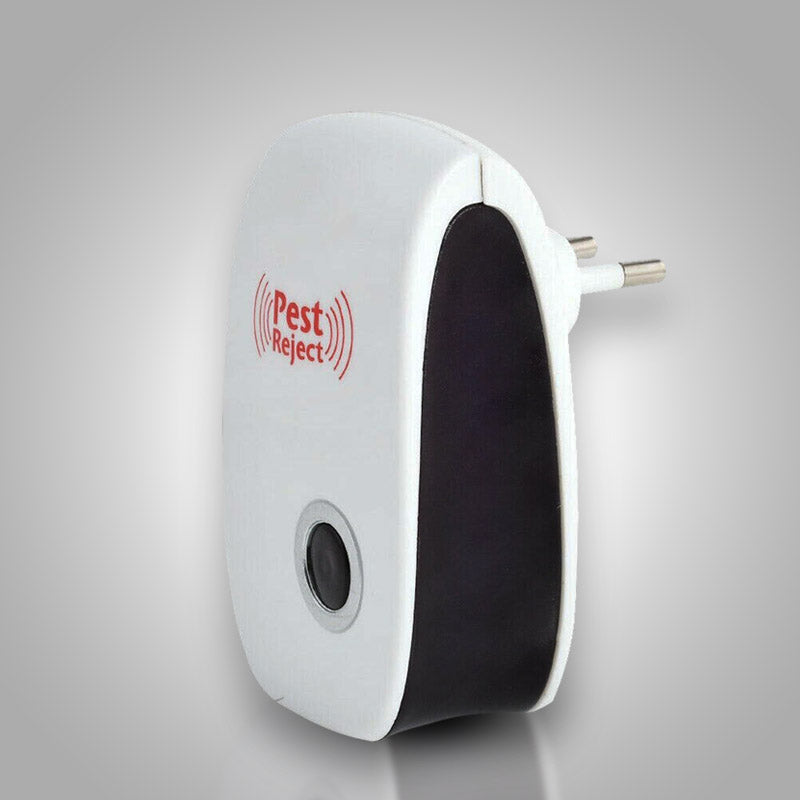 Ultrasonic Pest Repeller Plug-In Set Silent Indoor Bug Control for Mice Rats Insects Roaches Spiders Non-Toxic 2-Pack for Home