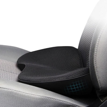 Ergonomic Memory Foam Seat Cushion with Breathable Cover for Cars, Office Chairs & Daily Use – Lumbar Support Pad for Enhanced Posture &