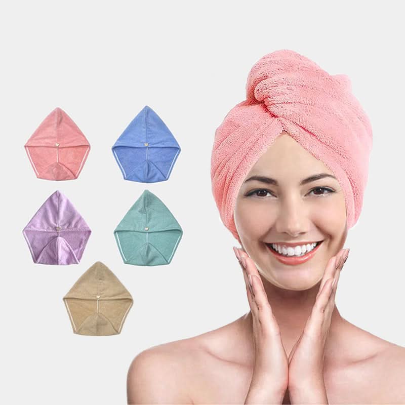 DRYELLA – Microfiber Hair Towel Wrap for Fast Drying and Comfortable Everyday Hair Care