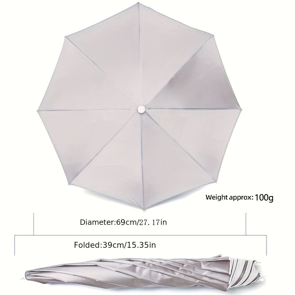 SKYSHADE - Lightweight hands-free umbrella hat designed for outdoor sun protection