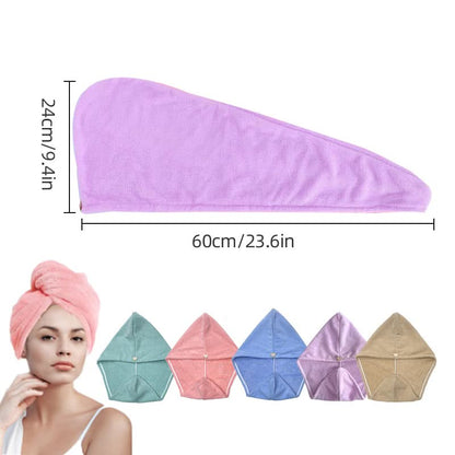 DRYELLA – Microfiber Hair Towel Wrap for Fast Drying and Comfortable Everyday Hair Care