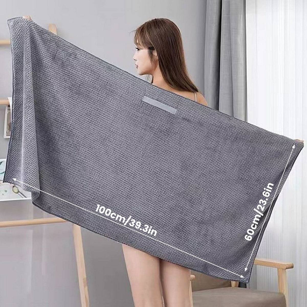 VELVADRY – Coral Velvet Hair Towel Wrap for Fast Drying and Frizz-Reducing Hair Care