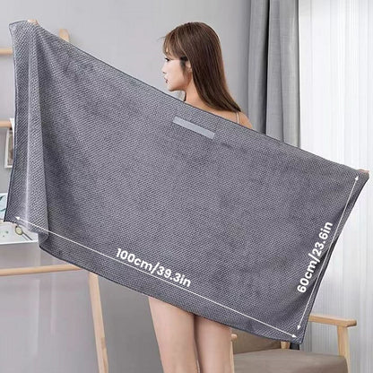 VELVADRY – Coral Velvet Hair Towel Wrap for Fast Drying and Frizz-Reducing Hair Care