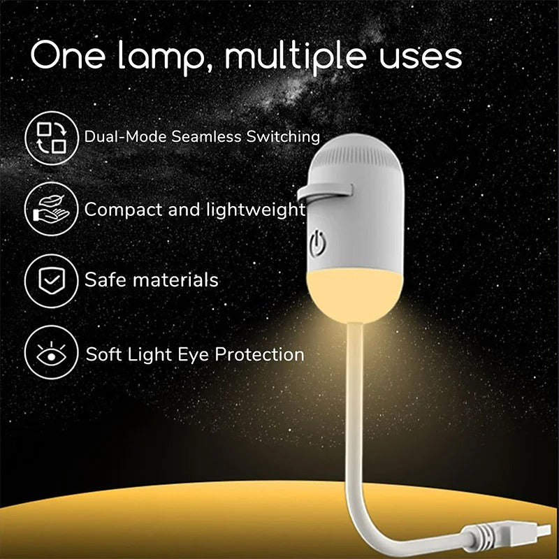 HOLOLUME – Holographic Night Light Projector for Serene Evenings