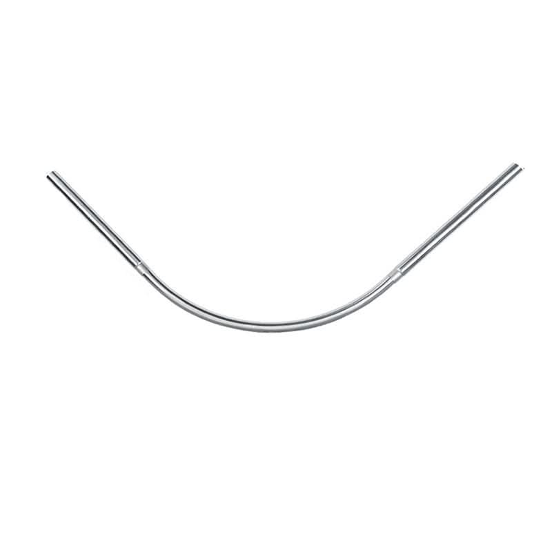 FLEXICURVE – Extendable L-Shaped Shower Curtain Rod with Punch-Free Stainless Steel Installation for Modern Bathrooms