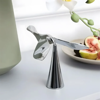 Bird-Shaped Bottle Opener with Polished Metal Finish for Home Bar & Kitchen Decor