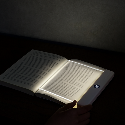 Rechargeable LED Clip-On Page Light for Books with 3 Brightness Modes | Ultra-Slim Bookmark Design for Nighttime Reading, Study, Travel & Co