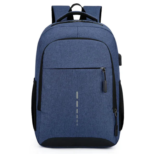 Waterproof Nylon Backpack with Padded Straps & Multiple Compartments for Work, School & Travel | Lightweight Daypack for Men