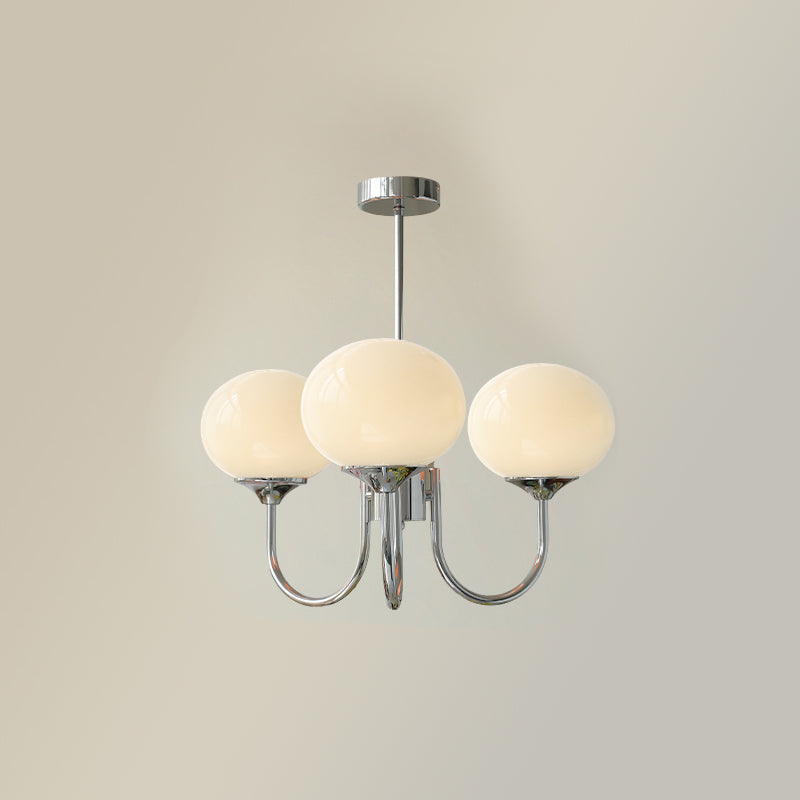 Multi-Globe Suspended Fixture Iron & Tinted Glass Shades E27 Socket for Kitchen Island Dining Area Living Space Bedroom Overhead Illuminatio