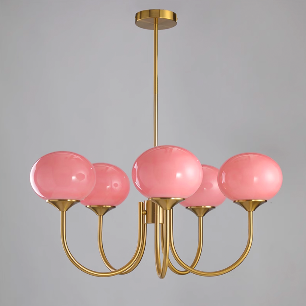 Multi-Globe Suspended Fixture Iron & Tinted Glass Shades E27 Socket for Kitchen Island Dining Area Living Space Bedroom Overhead Illuminatio