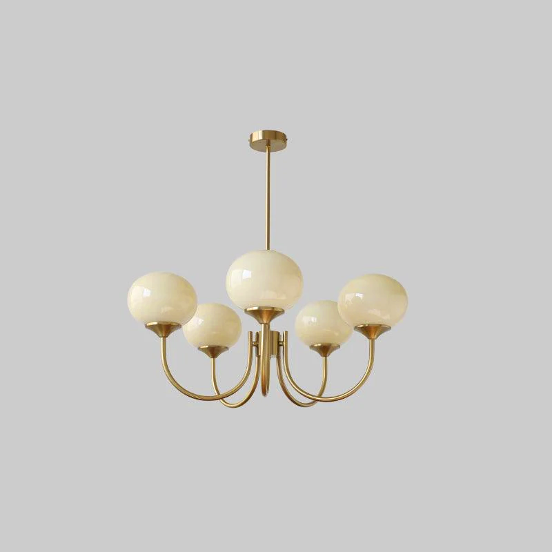 Orb Pendant Light with Adjustable Height Metal Frame and Spherical Shades for Kitchen Island Dining Living Room Bedroom E27 Socket Pink Whit