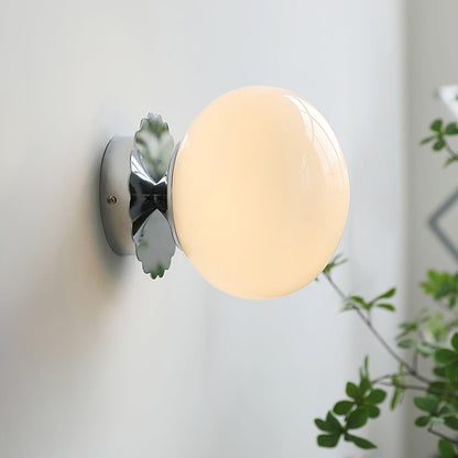 Adjustable Pink Glass Sconce with Metal Frame for Bedroom, Hallway & Living Room | Indoor Ceiling & Wall Mount Fixture E26 E27 Base