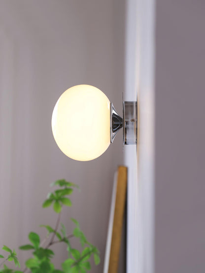 Adjustable Pink Glass Sconce with Metal Frame for Bedroom, Hallway & Living Room | Indoor Ceiling & Wall Mount Fixture E26 E27 Base