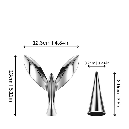 Bird-Shaped Bottle Opener with Polished Metal Finish for Home Bar & Kitchen Decor