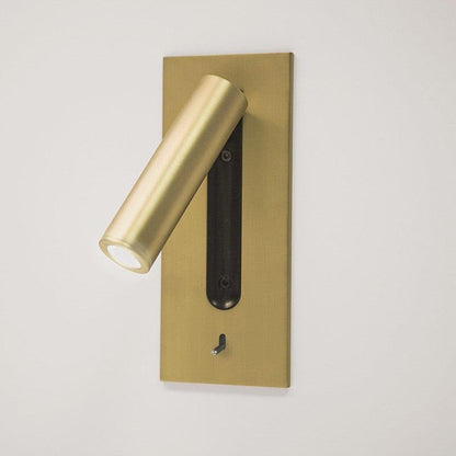 Industrial Wall Sconce with Integrated LED & Toggle Switch – Aluminum Metal Light Fixture for Living Room, Hallway, Bedroom & Home Office