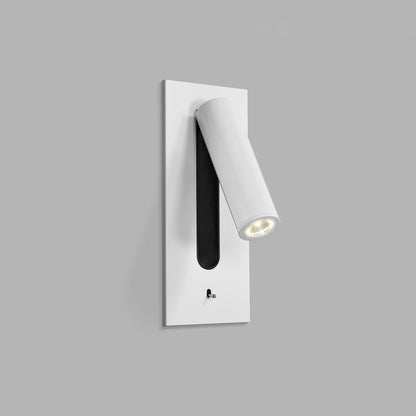 Industrial Wall Sconce with Integrated LED & Toggle Switch – Aluminum Metal Light Fixture for Living Room, Hallway, Bedroom & Home Office