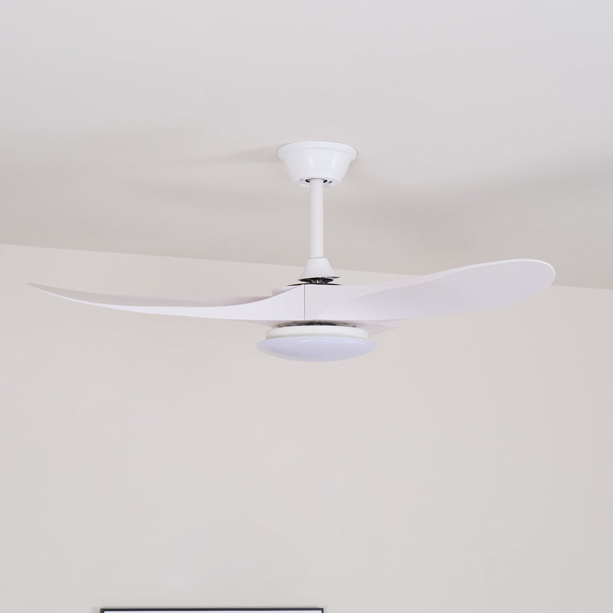 Ceiling Fan with Light 42in 52in Real Wood Blades 6 Speed LED Indoor Modern for Living Room Bedroom Dining Room Office Adjustable Temperatur