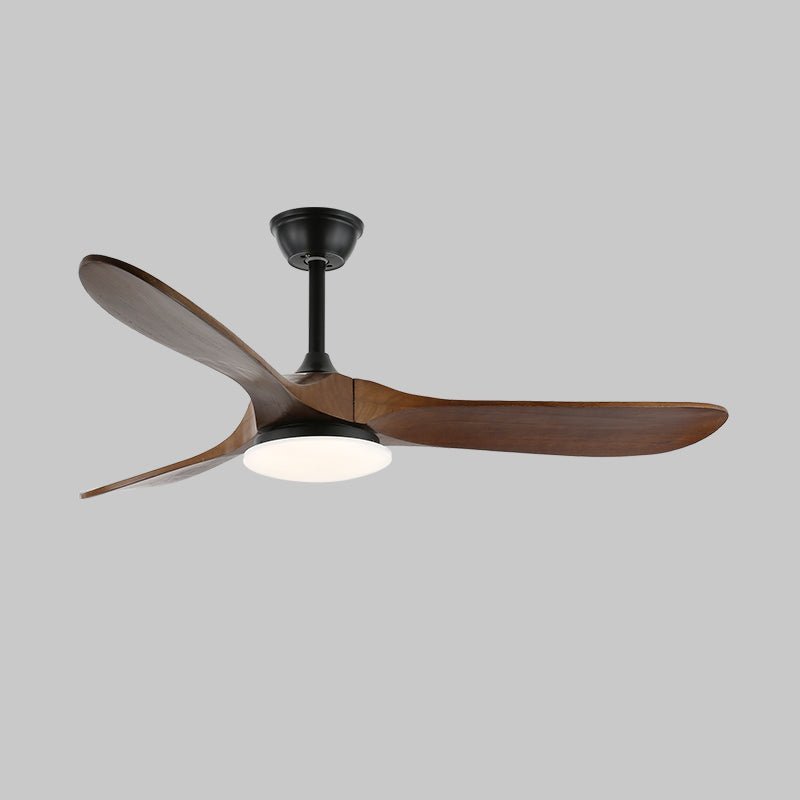 Ceiling Fan with Light 42in 52in Real Wood Blades 6 Speed LED Indoor Modern for Living Room Bedroom Dining Room Office Adjustable Temperatur