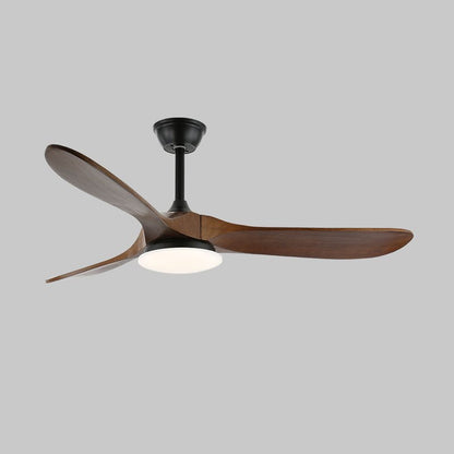 Ceiling Fan with Light 42in 52in Real Wood Blades 6 Speed LED Indoor Modern for Living Room Bedroom Dining Room Office Adjustable Temperatur