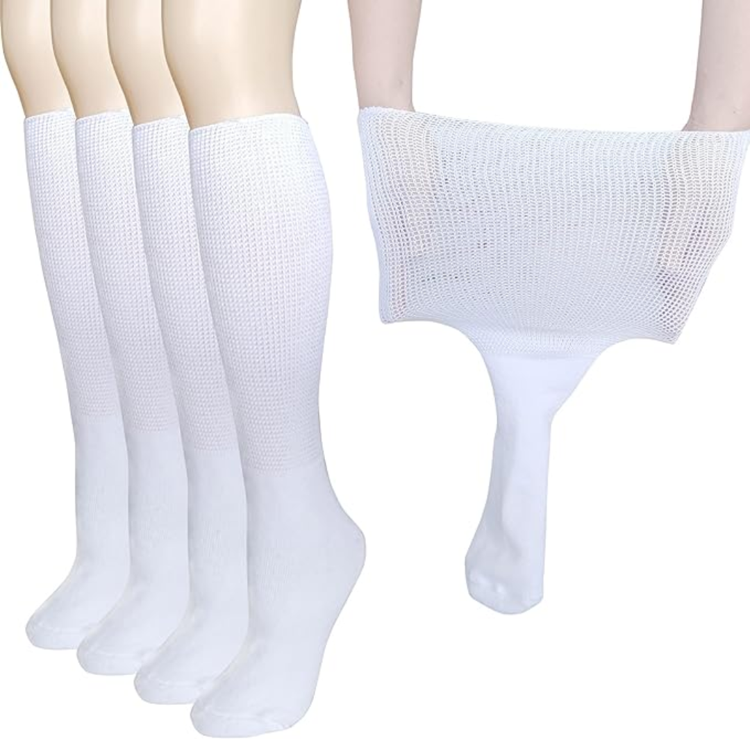 Max Comfort | Extra Wide Diabetic Socks with Non-Restrictive Fit | Ideal for Swollen Feet and Legs