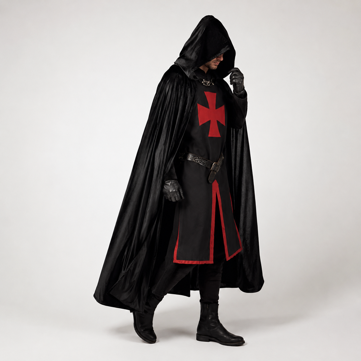 Medieval Knight Costume | Classic Tunic & Cloak Design for Themed Events