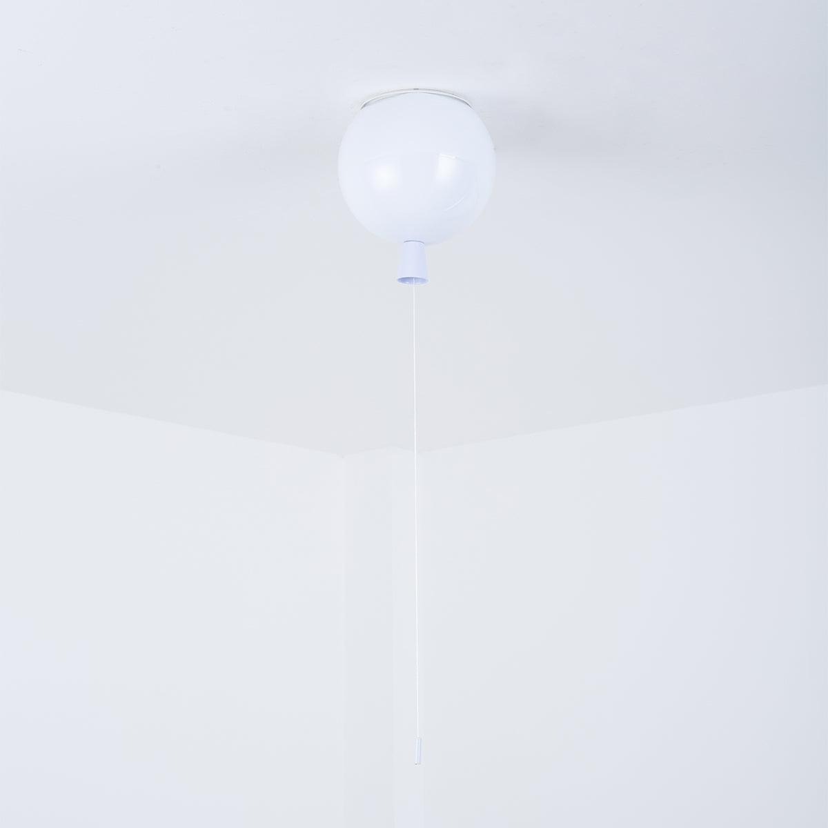 Kids Room Hanging Light Fixture with Pull Chain Switch – Playful Orb Shape Pendant Lamp for Nursery, Bedroom & Play Area – E27 Socket, Multi