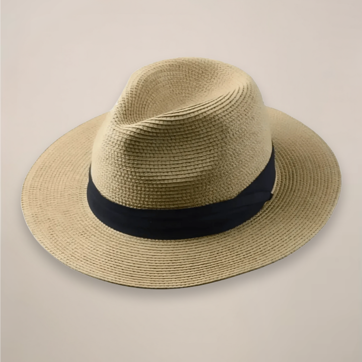 Wide Brim Panama Summer Hat for Men – Lightweight Breathable Sun Protection for Beach & Travel