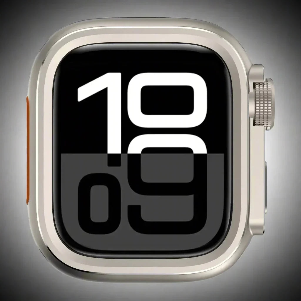 Full-Body Smartwatch Shield for Apple Watch – Titanium & Aluminum Construction, Precision-Fit Protection for 46mm/45mm/44mm Models