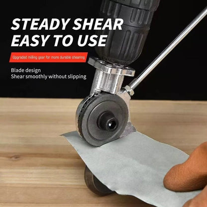 Metal Cutting Adapter | Heavy-Duty Drill Attachment with High-Hardness Blades | Precision Tool for Accurate Metalworking