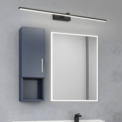 Hardwired LED Vanity Light Bar 16 in Aluminum Black for Bathroom Mirror Above Sink Modern Indoor Wall Sconce Fixture with Adjustable Color T
