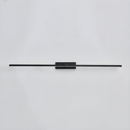 Hardwired LED Vanity Light Bar 16 in Aluminum Black for Bathroom Mirror Above Sink Modern Indoor Wall Sconce Fixture with Adjustable Color T